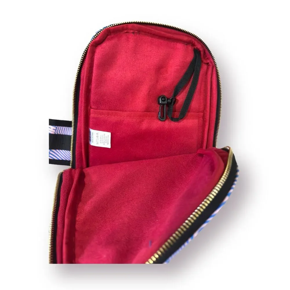 Hitman Money Counter - Pink and Blue Ripple Crossbody Sling‎